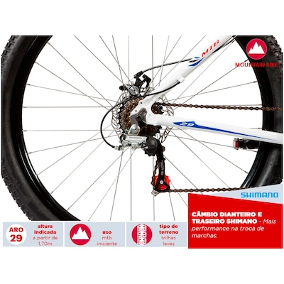 Mountain Bike Schwinn Eagle - Aro 29 - Freio a Disco - Câmbio Shimano - 21 Marchas - Foto 6