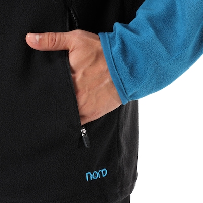 Blusa de Frio Fleece Nord Outdoor Bicolor - Masculina - Foto 5