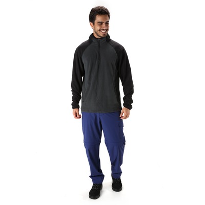 Blusa de Frio Fleece Nord Outdoor Bicolor - Masculina - Foto 4