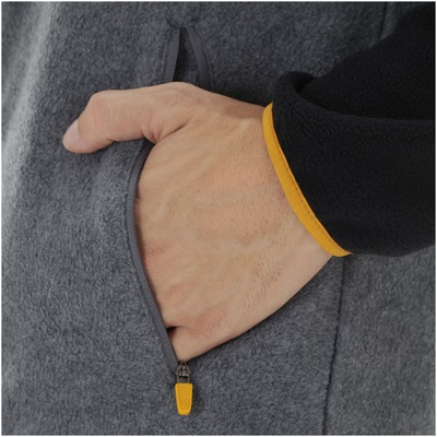 Blusa de Frio Fleece Nord Outdoor Bicolor - Masculina - Foto 3