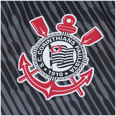 Camisa Polo do Corinthians Basic Camuflagem - Masculina - Foto 3