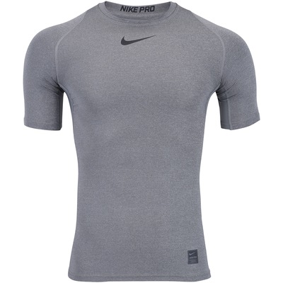 Camisa de Compressão Nike Pro Top SS - Masculina - Foto 1