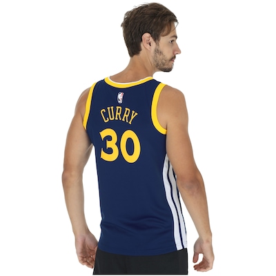 Camiseta Regata Nike NBA Golden State Warriors nº 30 Curry - Masculina - Foto 4