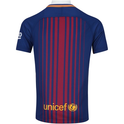 Camisa Barcelona I 17/18 - Torcedor - Infantil - Foto 2
