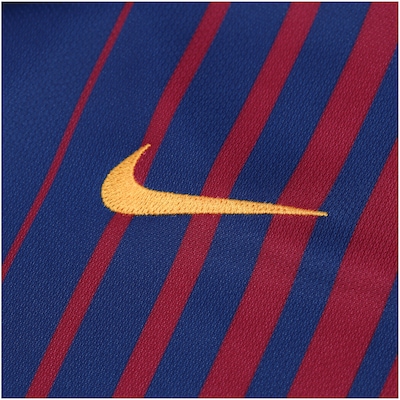 Camisa Barcelona I 17/18 - Torcedor - Infantil - Foto 4