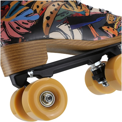 Patins 4 Rodas Retrô Farm Rio Por Aí Tucano - Quad - Adulto - Foto 4