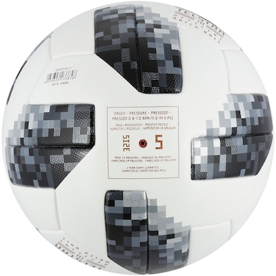 Bola de Futebol de Campo Telstar Oficial Copa do Mundo FIFA 2018 adidas OMB - Foto 2
