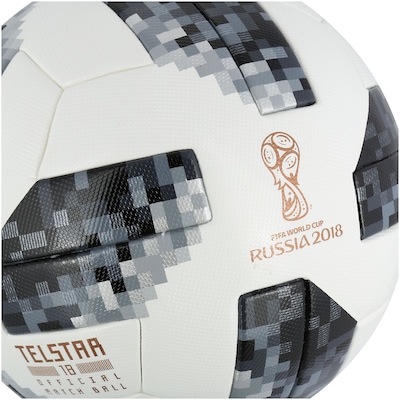 Bola de Futebol de Campo Telstar Oficial Copa do Mundo FIFA 2018 adidas OMB - Foto 3