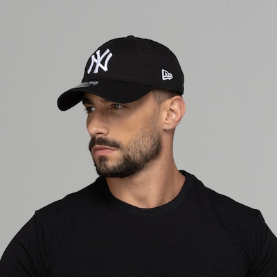 Boné Aba Curva New Era 920 New York Yankees ST Pastels Preto - Strapback - Adulto - Foto 2