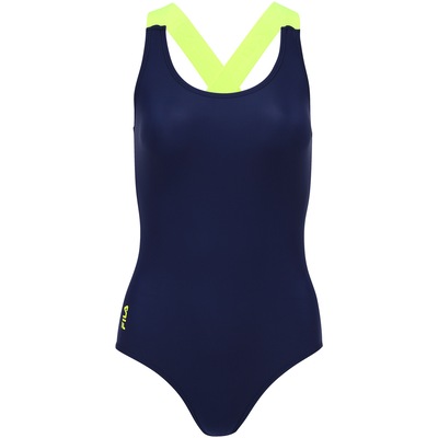 Maiô para Natação com Proteção Solar UV Fila Trilobal - Adulto - Foto 1