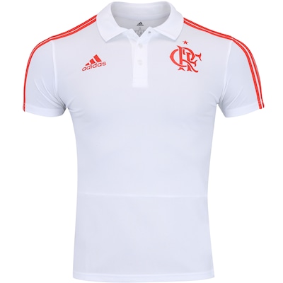 Camisa Polo do Flamengo Viagem 2018 adidas - Masculina - Foto 1