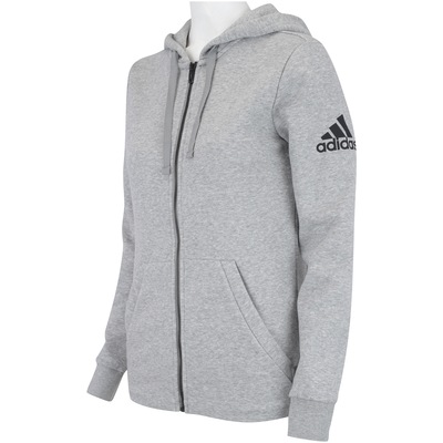 Jaqueta de Moletom com Capuz adidas Ess Solid FZ - Feminina - Foto 3