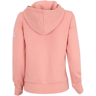Jaqueta de Moletom com Capuz adidas Ess Solid FZ - Feminina - Foto 2
