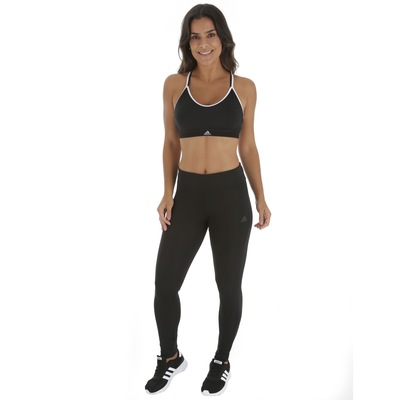 Calça Legging adidas D2M RR Solid I - Feminina - Foto 6
