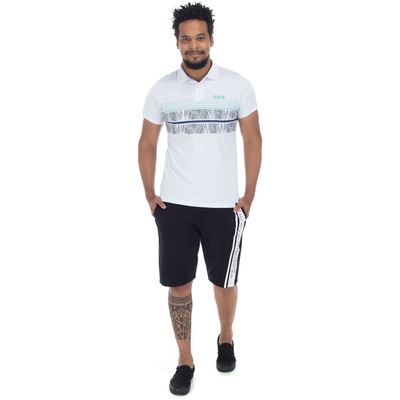 Camisa Polo Fatal Estampada 16972 - Masculina - Foto 4