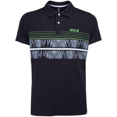 Camisa Polo Fatal Estampada 16972 - Masculina - Foto 6