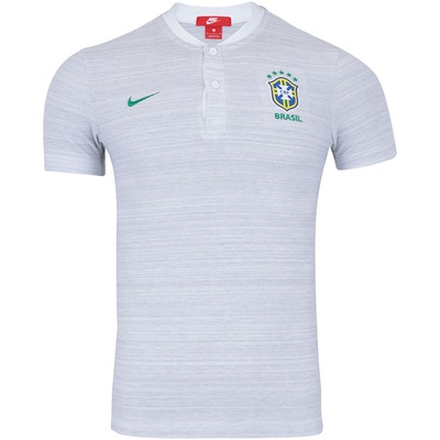 Camisa Polo da Seleção Brasileira 2018 Nike Pique - Masculina - Foto 1