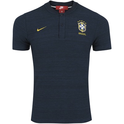 Camisa Polo da Seleção Brasileira 2018 Nike Pique - Masculina - Foto 4