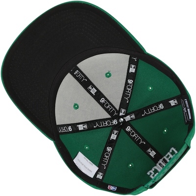 Boné Aba Curva New Era 940 Boston Celtics SN Primary OTC - Snapback - Adulto - Foto 6