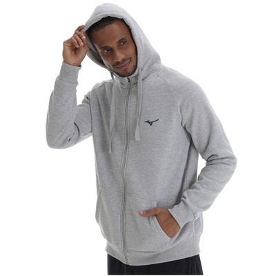 Jaqueta de Moletom com Capuz Mizuno Soft - Masculina - Foto 2