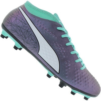 Chuteira de Campo Puma One 4 IL Syn FG - Adulto - Foto 1