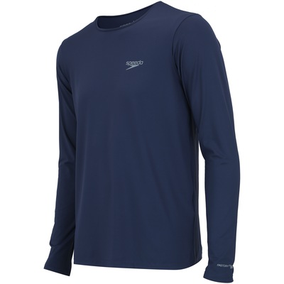 Camiseta Manga Longa com Proteção Solar UV Speedo - Masculina - Foto 4