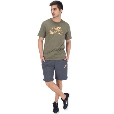 Bermuda de Moletom Nike Sportswear Club Heritage - Masculina - Foto 4