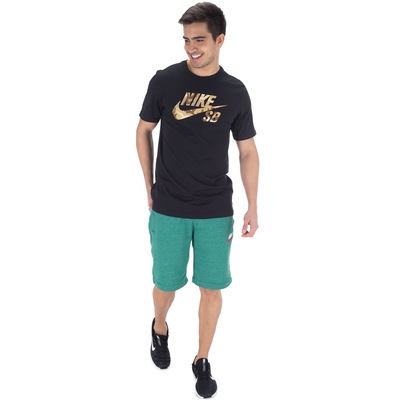 Bermuda de Moletom Nike Sportswear Club Heritage - Masculina - Foto 4