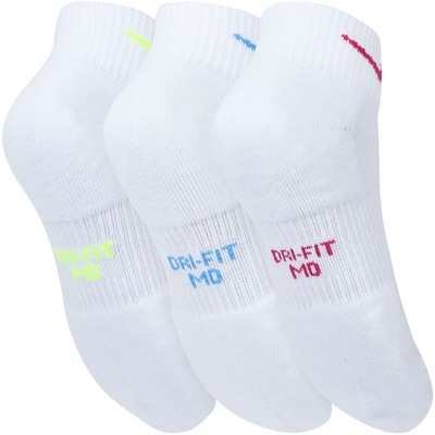 Kit de Meias Cano Médio Nike Cushioned Ankle com 3 Pares - Feminino - Foto 2