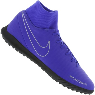 Chuteira Society Nike Phantom VIVSN Club DF TF - Adulto - Foto 1