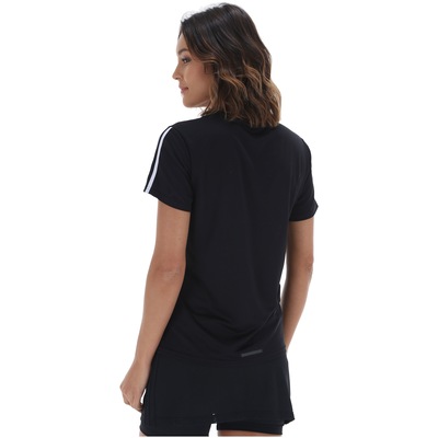 Camiseta adidas Running 3S - Feminina - Foto 2