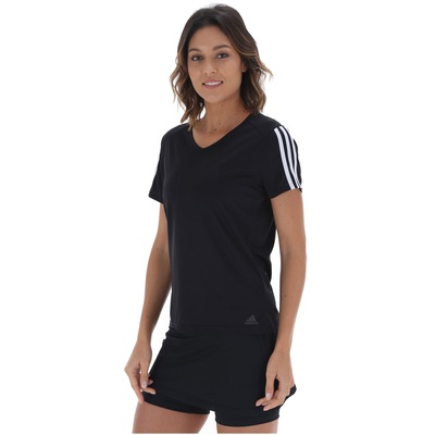 Camiseta adidas Running 3S - Feminina - Foto 1