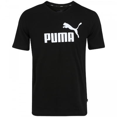 Camiseta Puma Manga Curta Essentials Logo - Masculina - Foto 5
