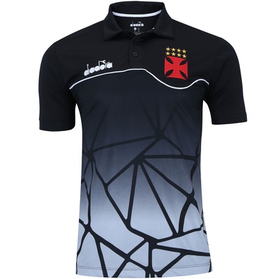 Camisa Polo do Vasco da Gama Viagem Atleta 2018 Diadora - Masculina - Foto 1