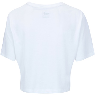 Blusa Cropped Puma Elevated Essentials Tee - Feminina - Foto 3
