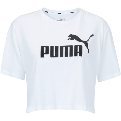 Blusa Cropped Puma Elevated Essentials Tee - Feminina - Foto 6
