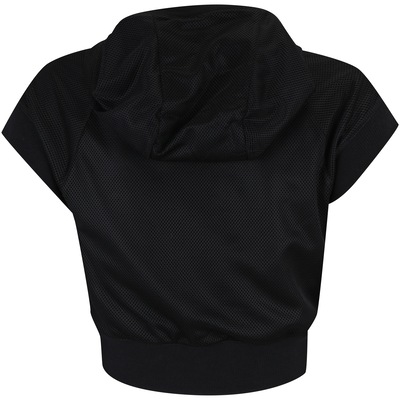 Blusa Cropped com Capuz Oxer Mesh Dupla Face - Feminina - Foto 6