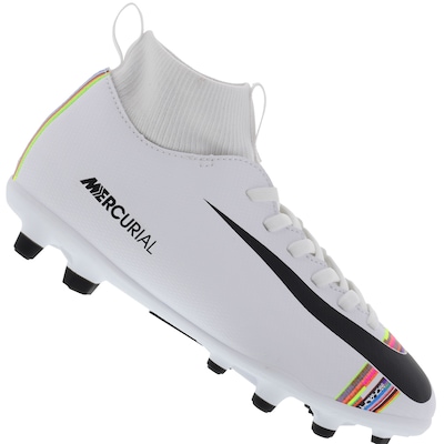 Chuteira de Campo Nike Mercurial Superfly 6 Club CR7 FG/MG - Infantil - Foto 1