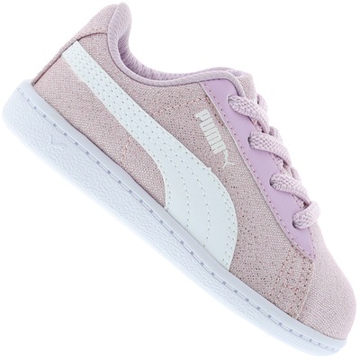 Tênis para Bebê Puma Vikky Glitz Glam AC PS BDP Feminino - Infantil - Foto 1