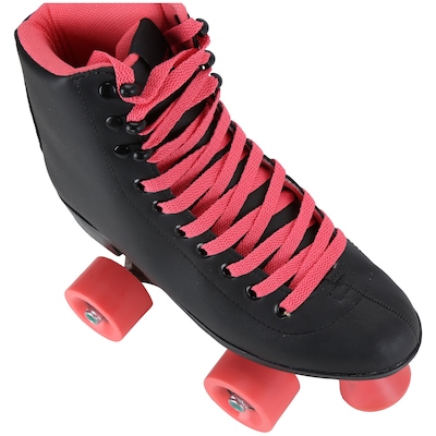 Patins 4 Rodas Retrô Oxer Dark Coral - Foto 3