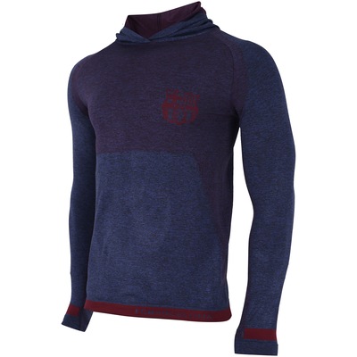 Camiseta Manga Longa Barcelona com Capuz Seamless - Masculina - Foto 3