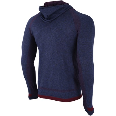 Camiseta Manga Longa Barcelona com Capuz Seamless - Masculina - Foto 4