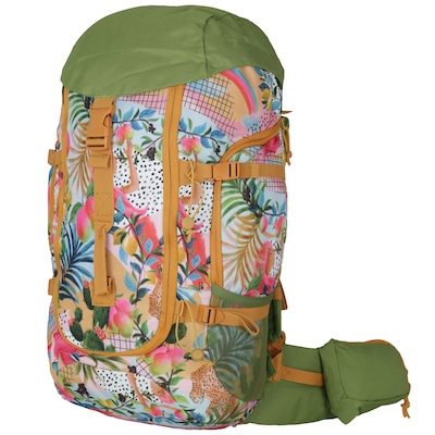Mochila Cargueira Farm Rio Por Aí Carnaval Multicolorido - 50 Litros - Foto 2