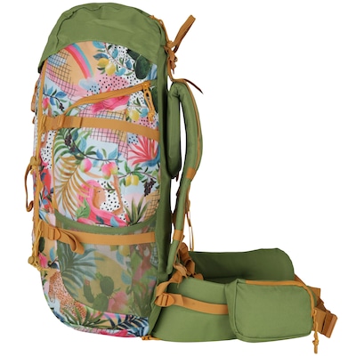 Mochila Cargueira Farm Rio Por Aí Carnaval Multicolorido - 50 Litros - Foto 4
