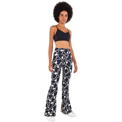 Calça Flare Farm Rio Maxi Caju - Feminina - Foto 3