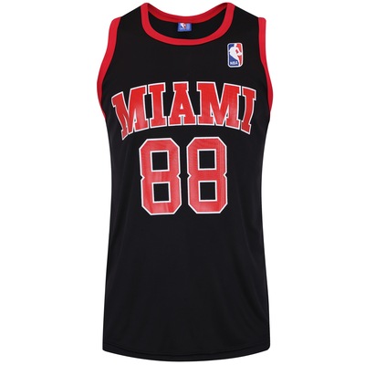 Camiseta Regata NBA Miami Heat Retrô - Masculina - Foto 1