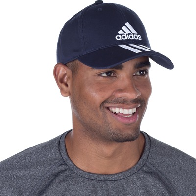 Boné Aba Curva adidas Essentials 3S Cotton - Strapback - Adulto - Foto 2