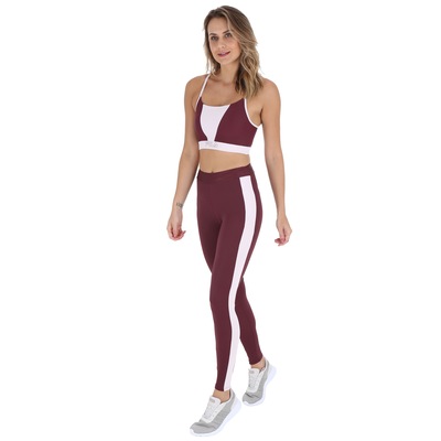 Calça Legging Fila Studio Rib - Feminina - Foto 4