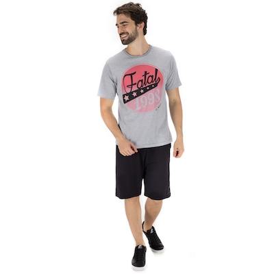 Bermuda Fila Moletom Practical - Masculina - Foto 6