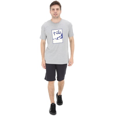 Bermuda Fila Studio Elastic - Masculina - Foto 4